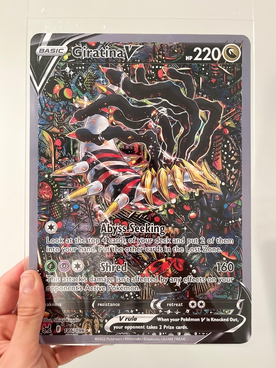 Póster ilustración carta Giratina V 186 - TCG Full Arts