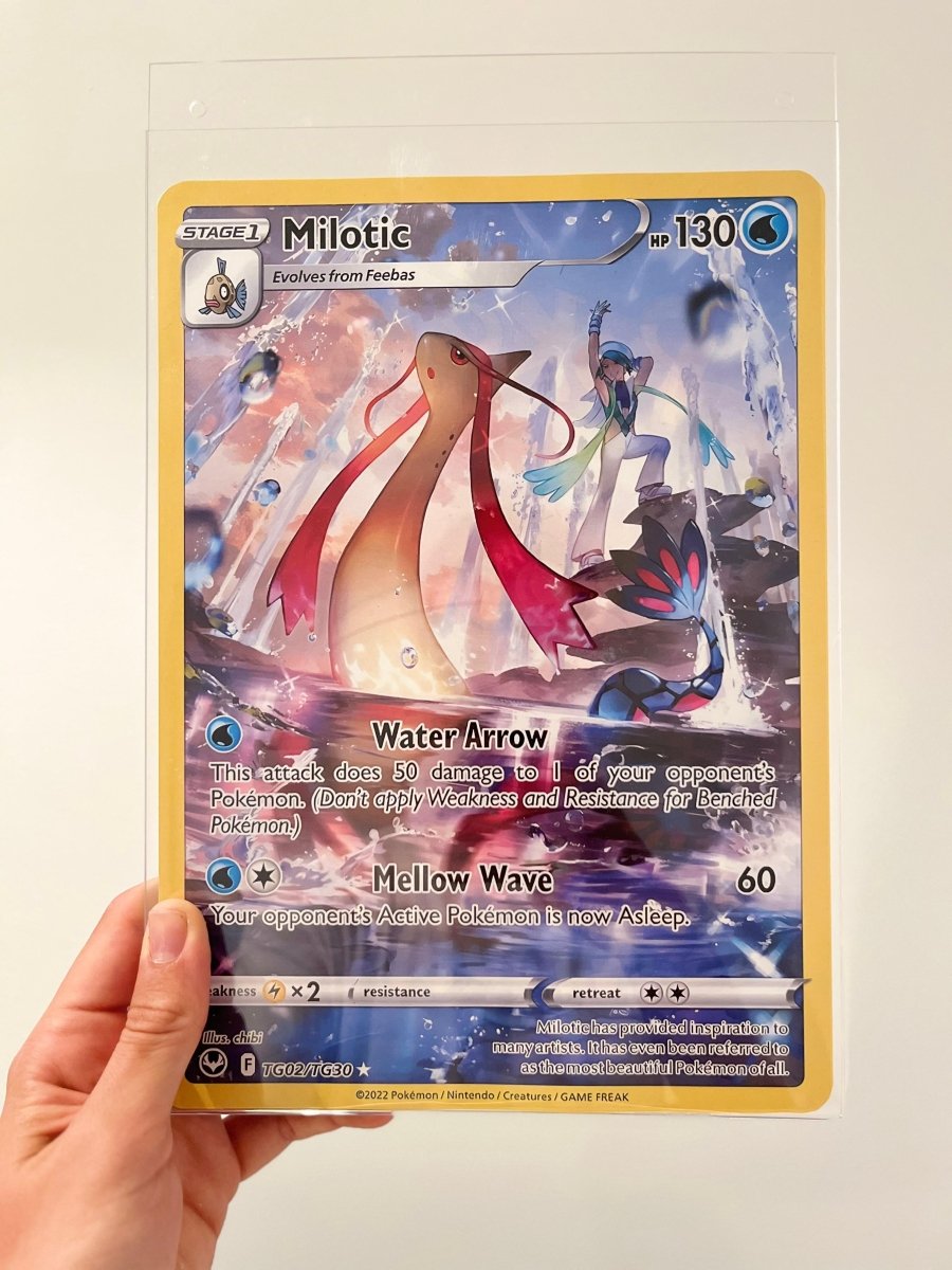 Póster ilustración carta Milotic TG02 - TCG Full Arts