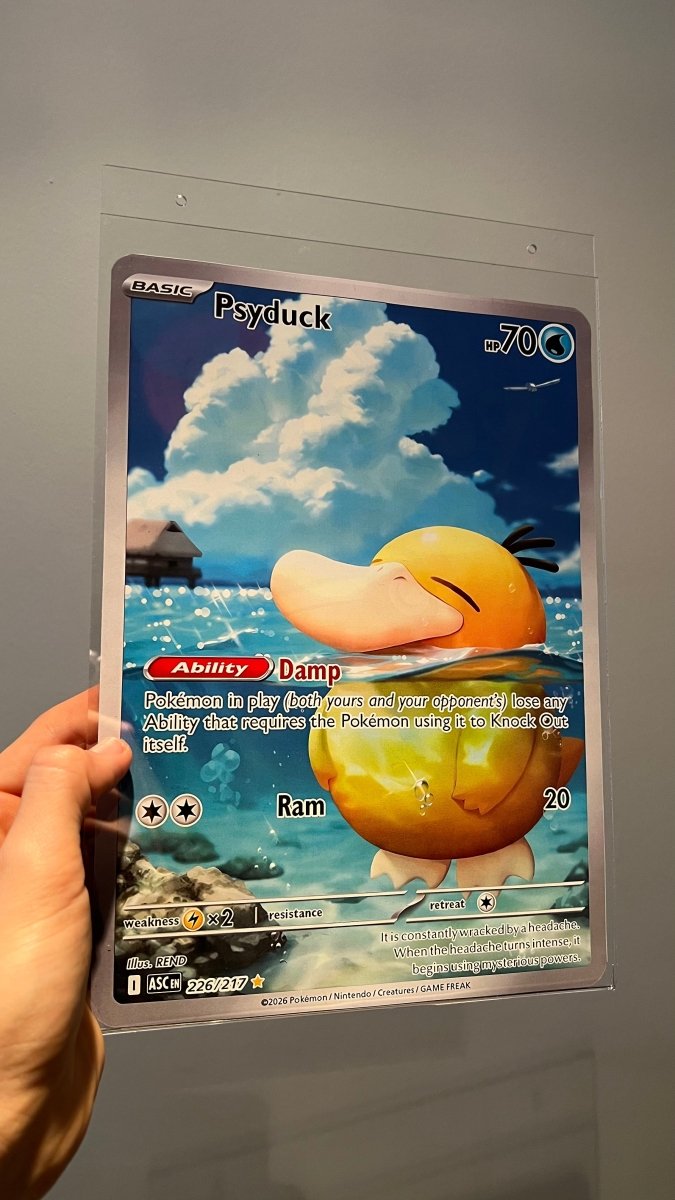 Póster ilustración carta Psyduck 226 - TCG Full Arts