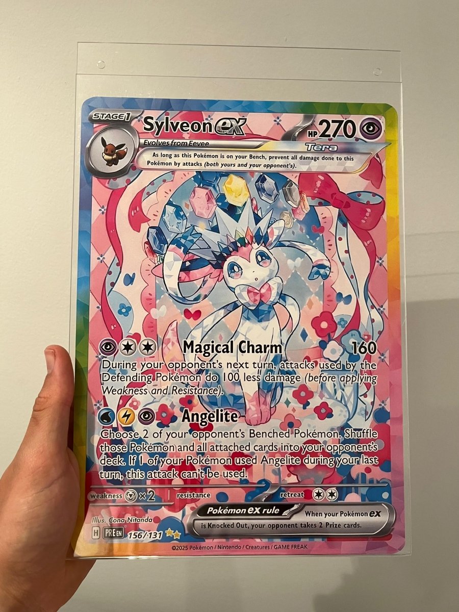 Póster ilustración carta Sylveon EX 156 - TCG Full Arts